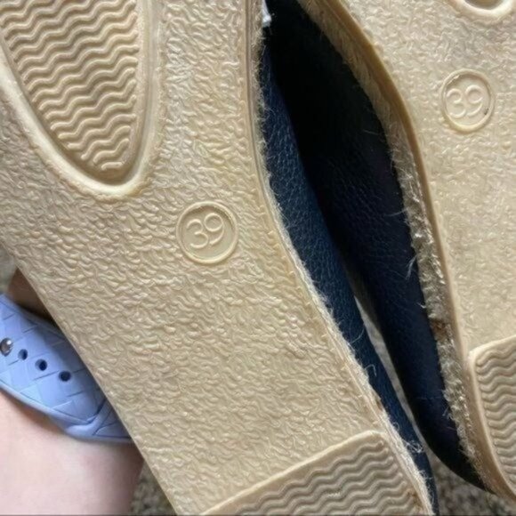 Zespa Leather Blue & White Flats Womens Size 39 - Picture 4 of 4